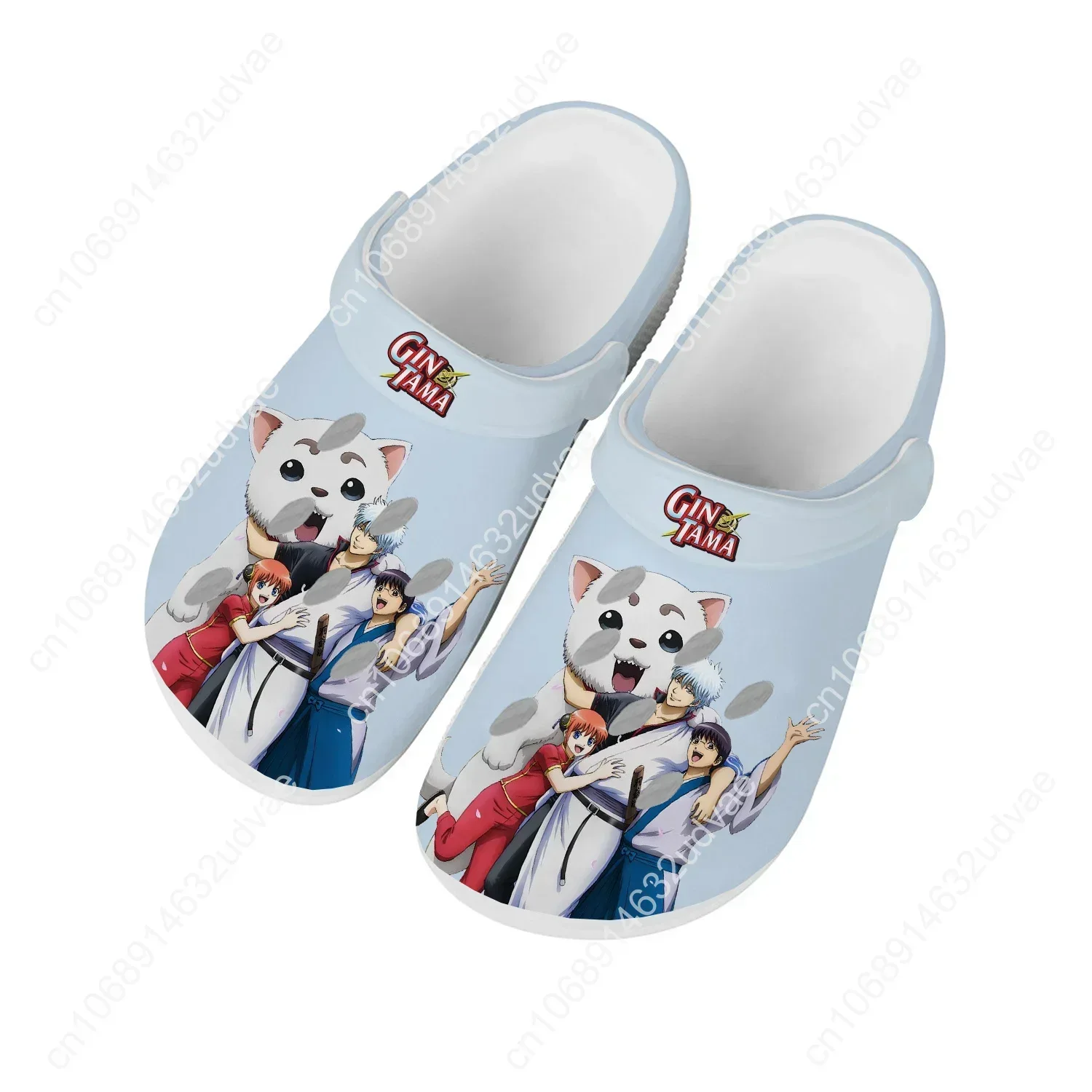 Gintama Water Shoes Mens Womens Non-slip Fashion Home Garden Clogs Customizd Sandals Beach Breathable Hole Slippers