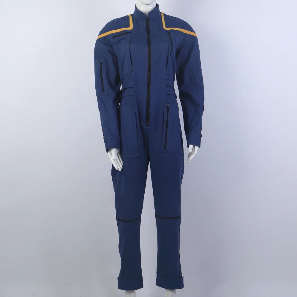 

Enterprise Duty Jumpsuit Uniforms Cos Captain Jonathan Archer Costumes Halloween Party Prop