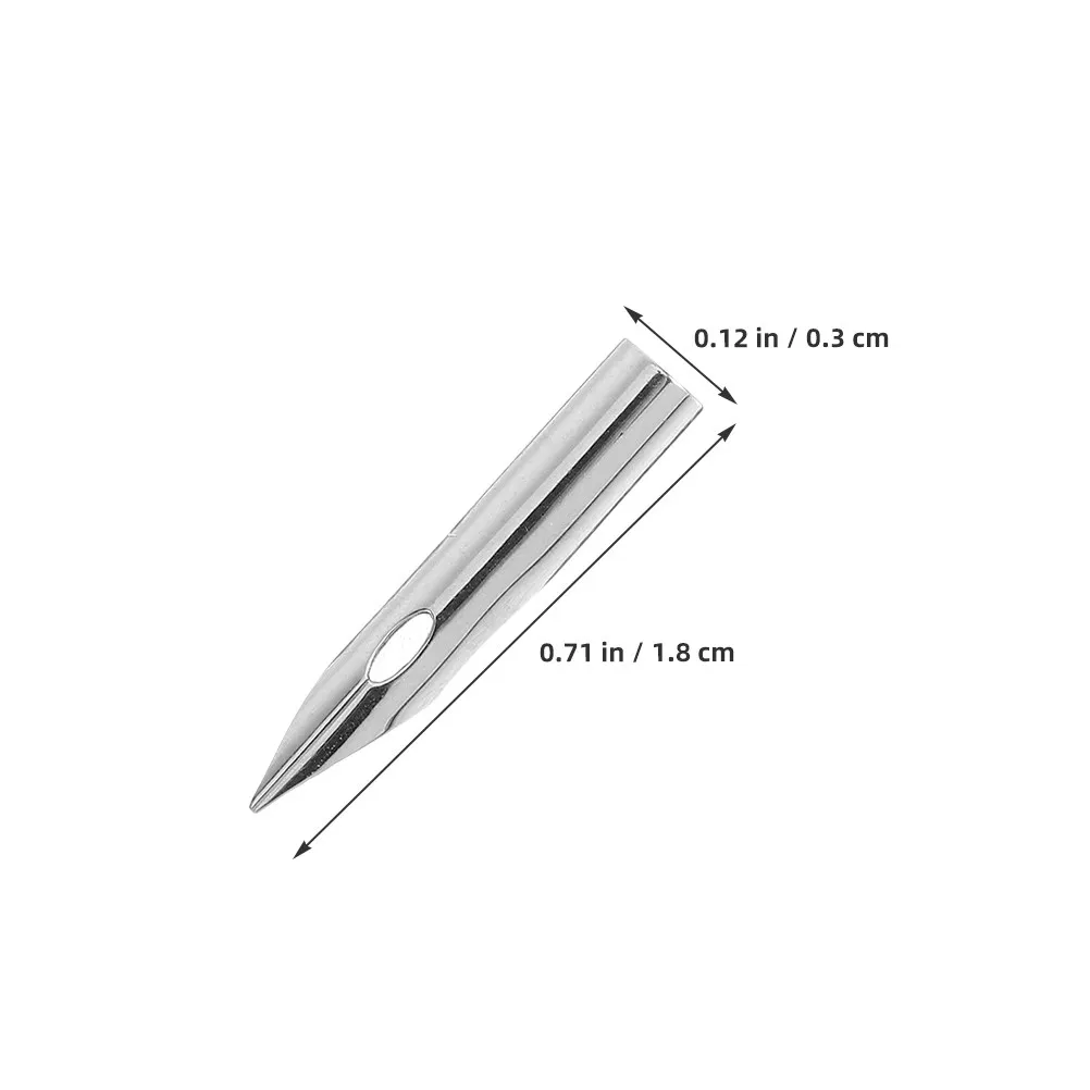 15Pcs 0.28mm Wear Resistant Metal Pen Nibs for Dip Pens Ideal for Detailed Illustration Calligraphy Art Drawing Ink Painting