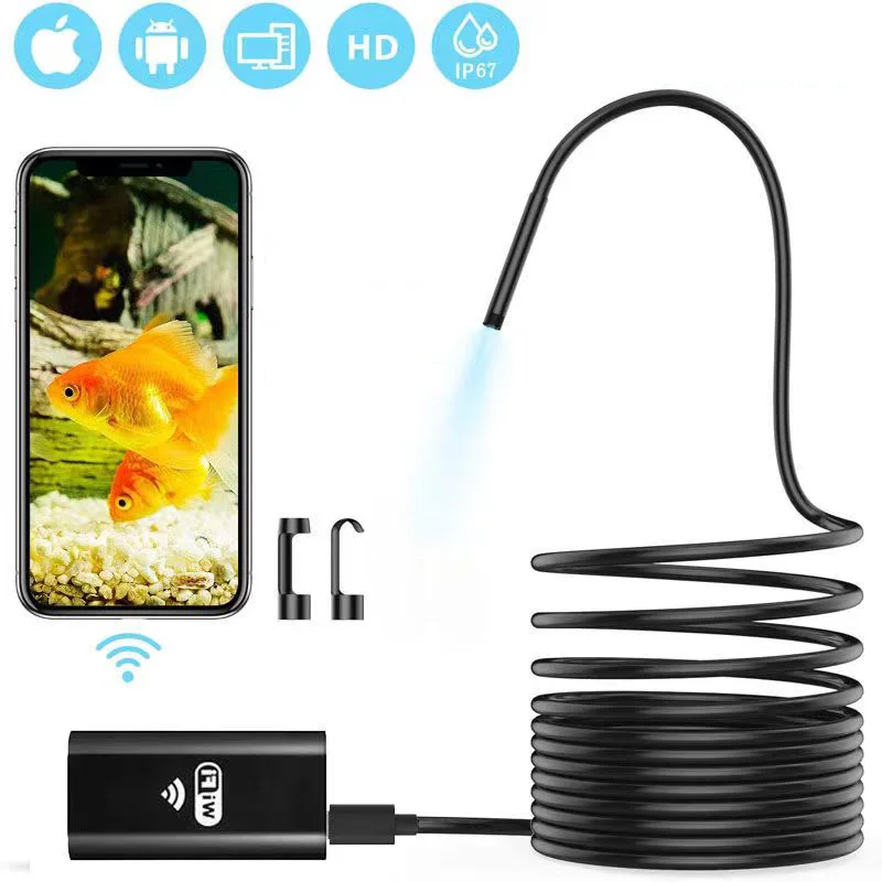 

USB Endoscope for OTG Android Phone 3.9mm/5.5mm8mm Borescope Inspection Snake Camera IP67 Waterproof with 6LED Lights For Type C