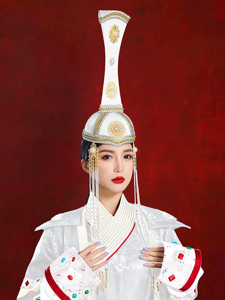 couvre-chef-a-pampilles-blanches-accessoires-de-cheveux-ethniques-pour-adultes-pour-spectacle-de-danse-mongole-et-photographie