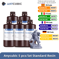 ANYCUBIC 5kg Standard Resin 405nm High Precision UV Resin For LCD 3D Printer Photopolymer Printing Material For Photon Mono 4K