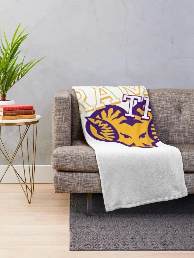 West Chester University Ram This Throw Blanket Polar Soft Plaid Blankets