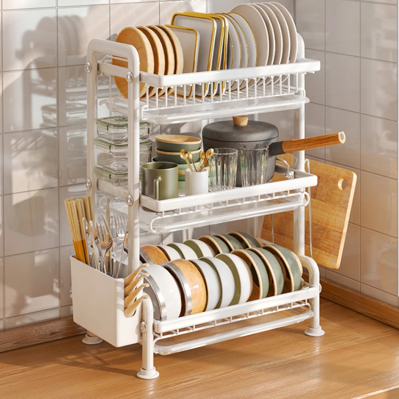 Kitchen bowl drain rack dish shelves narrow bowl racks for drying dishes, chopsticks, bowls, plates, boxes, sinks, storage