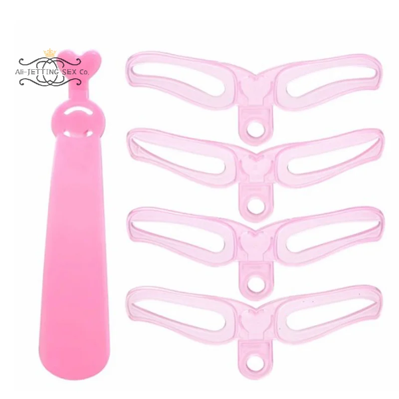 Szablon do brwi 4w1, szablony do brwi wielokrotnego użytku, karta do stylizacji brwi