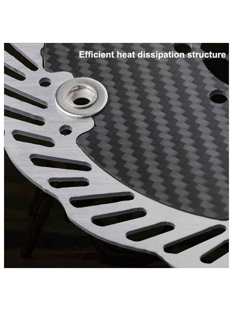 AliExpress NONE (YY)1Pc 140/160mm Carbon Fiber Brake Disc High-strength Lightweight Design  Road Bike Replacement Parts Cycling Accessories 1PC
