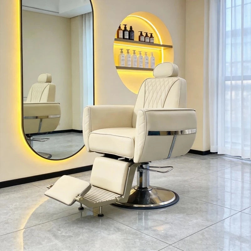 New Style Hairdressing , Trendy , Hair Salon Exclusive Haircut Chair, Simple Stylish Retro Perm And Dye Chai
