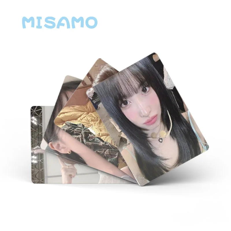 Imagem -06 - Conjunto Kpop Álbum Dois Queda Cartão Laser Misamo Lomo Cartão Foto Momo Sana Nayeon Namai Nam Glitter Cartão Postal Coletor Cartão 50 Peças