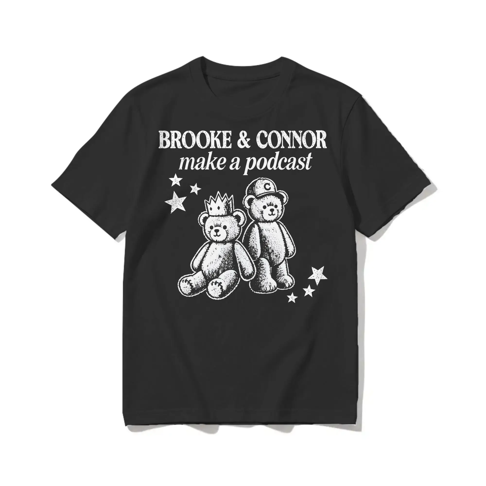 BNCMAP Brooke & Connor Comedy Podcast Aesthetic Men T Shirt  Vintage Tees Round Collar T-Shirt Cotton Birthday Gift Clothing
