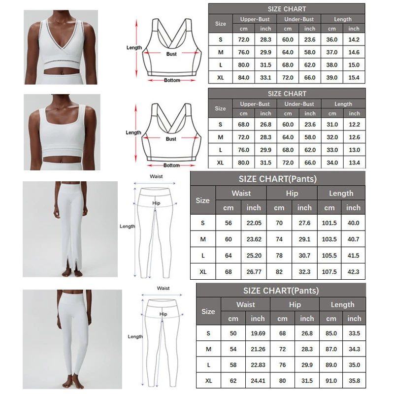 Zweiteiliges Fitness-Yoga-Set für Damen, weich, schmal geschnitten, dehnbar, atmungsaktiv, schnell trocknend, Sportbekleidung für Damen, Trainingskleidung – Detail 1