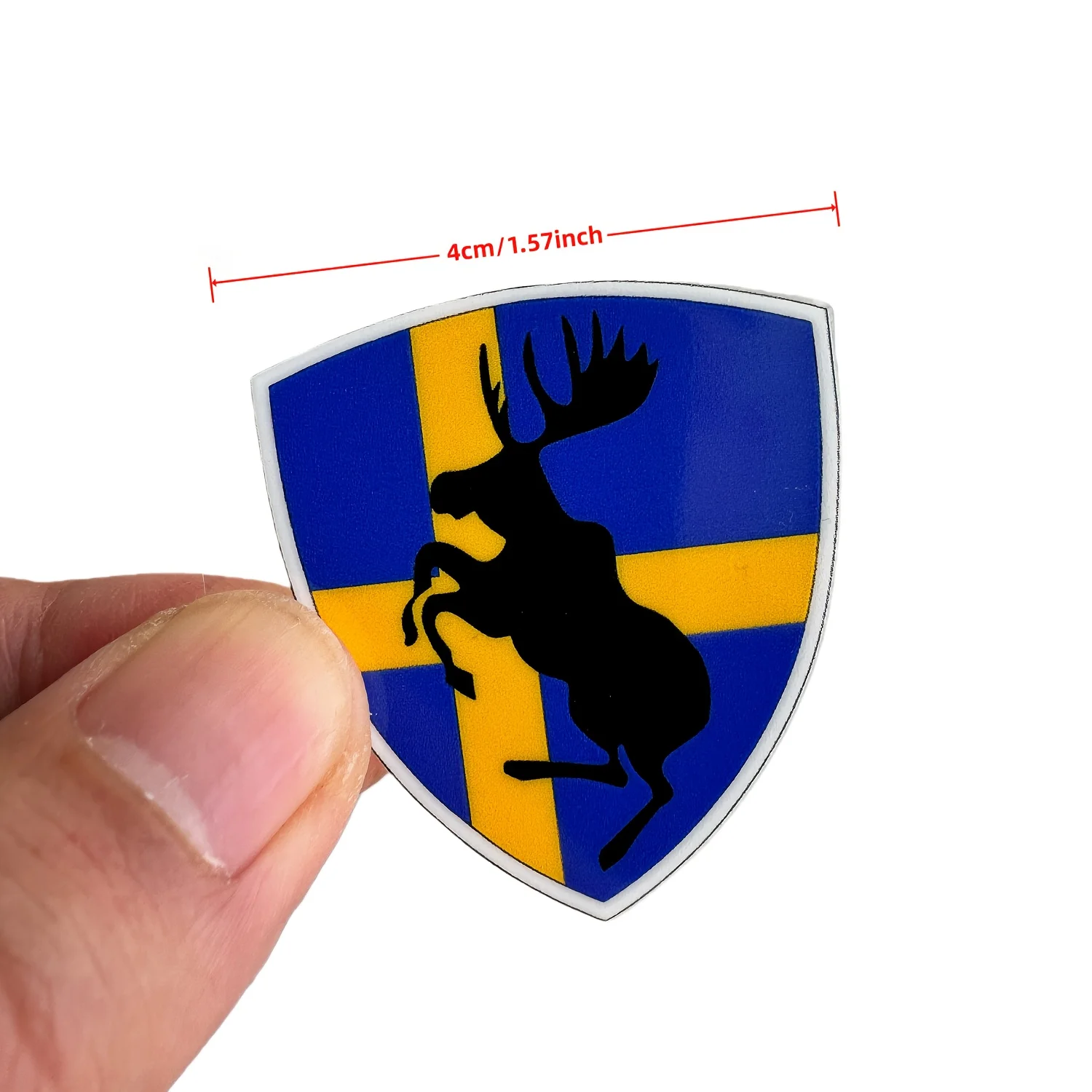 2Pcs/4Pcs Per Set Swedish Moose Style Sticker Decal Waterproof Vinyl for Car Truck Motorcycle Laptop Bumper Window Decor
