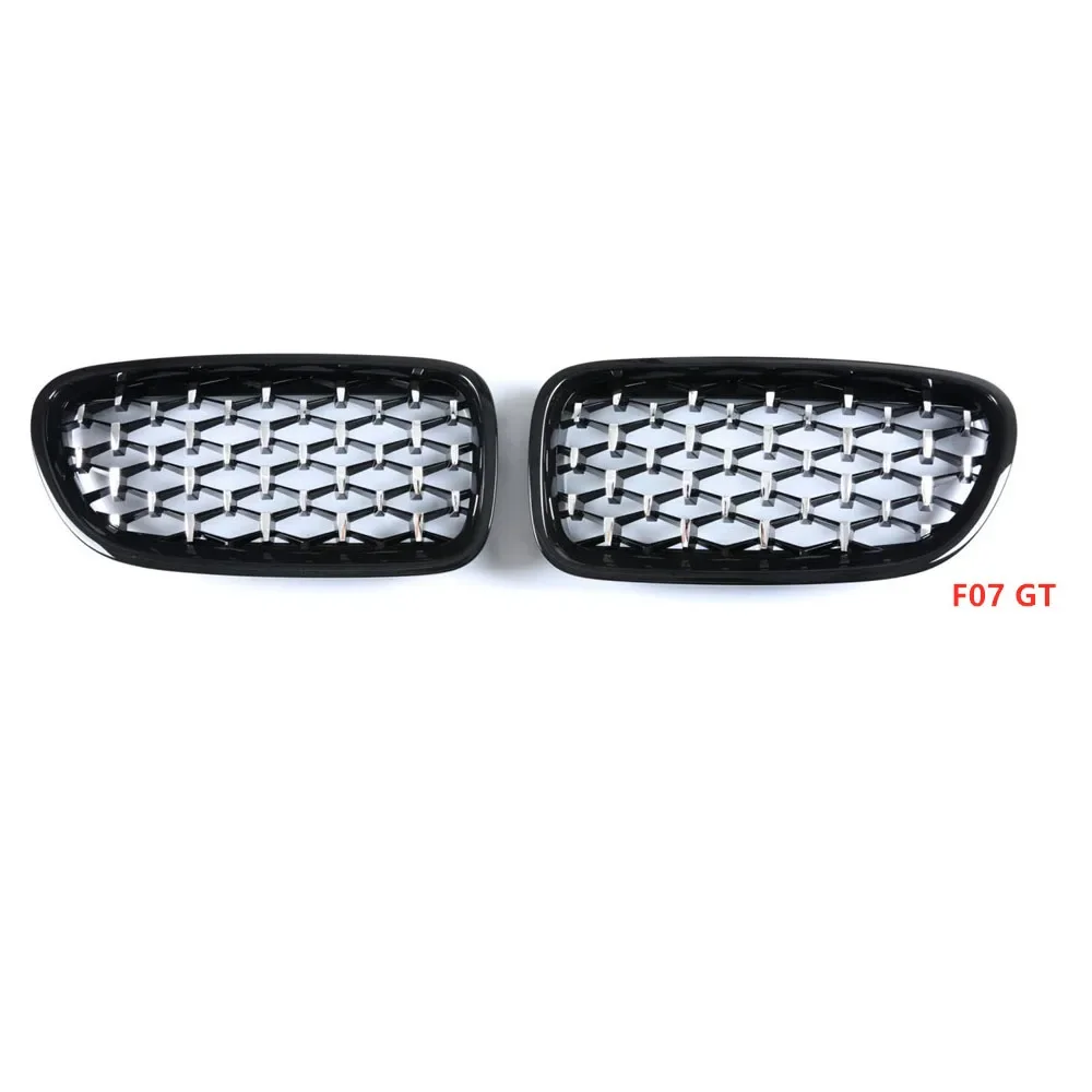 High quality pair of diamond kidney racing grills for BMW F10 F18 F30 F35 G30 G38 G38 X1 X3 X4 x5 X6 grille styling