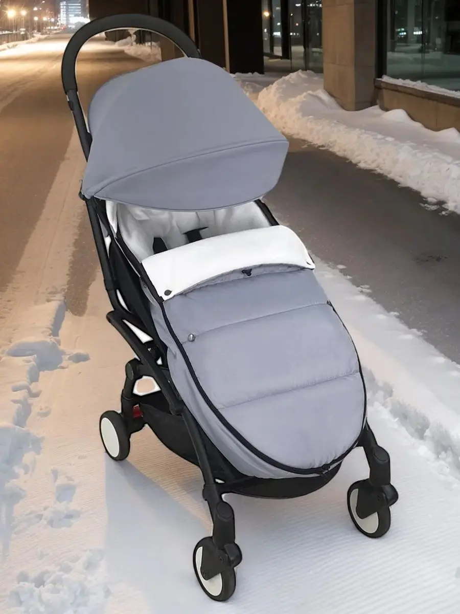 Universal 6-36M Winter Baby Stroller Footmuff Warm Sack Snowproof Fit For Babyzen yoyo Waterproof  Baby Stroller accessories