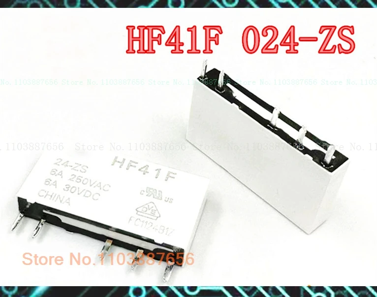 HF41F 24-ZS DIP-5 6A