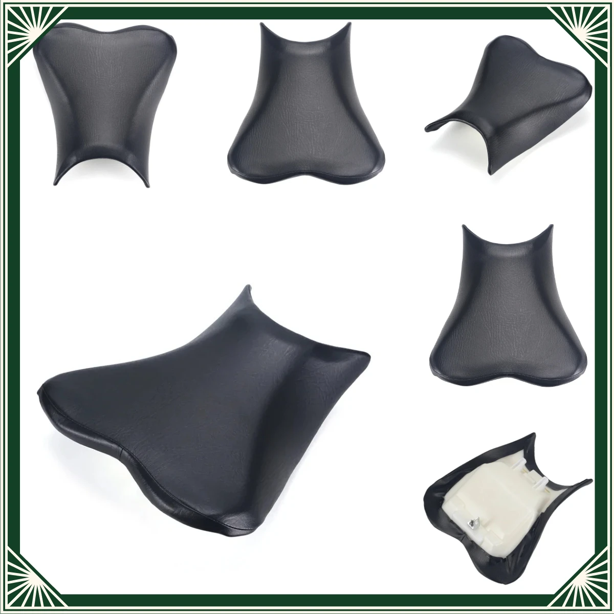 Motorcycle Suitable For Kawasaki Ninja 400 EX400 2018-2022/Z400 2019-2022 Seat Cushion Front Driver Seat Saddle Pad black