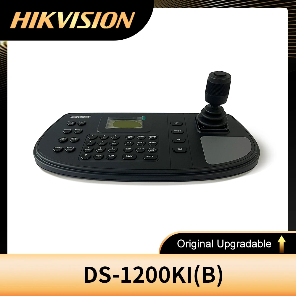 

Original Hik DS-1200KI(B) Network Keyboard Supports Web configuration and batch editing with office software 4-axis joystick