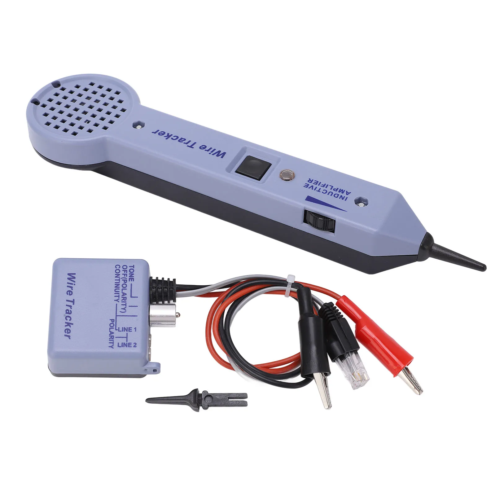 Network Cable Tracing Tester Kit Audio Adjustable Induction Amplifier Cable Toner Detector Tone Tracing Tester Wire Tracer Kit