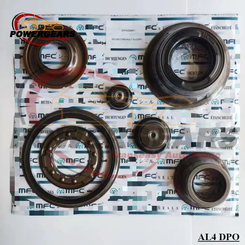 

New AL4 DPO Auto Transmission 7PCS Set Piston Kit Fits For Peugeot Citroen Renault