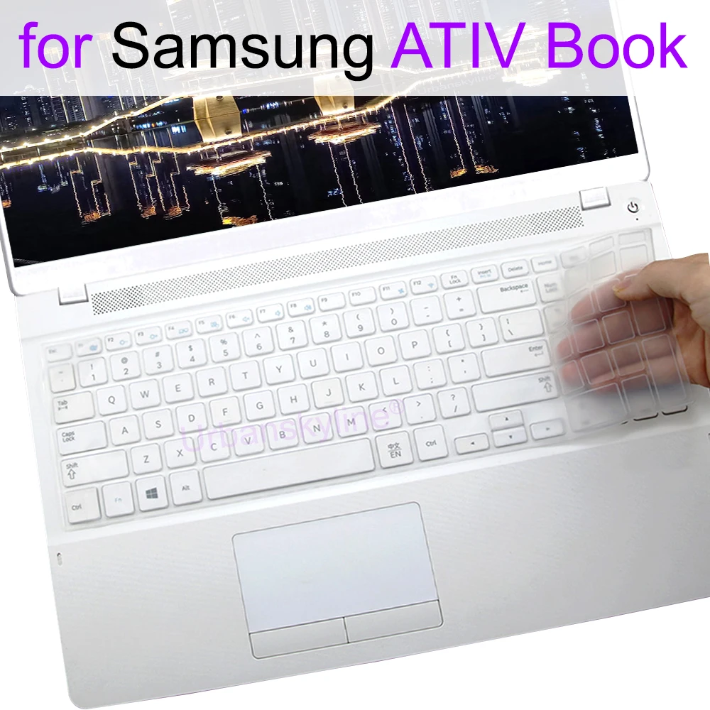 Keyboard Cover for Samsung ATIV Book Lite Spin 9 8 4 3 2 455R4J  450R4J 905S3G 906S3G 915S3G Silicone Skin Protector Case 15.6