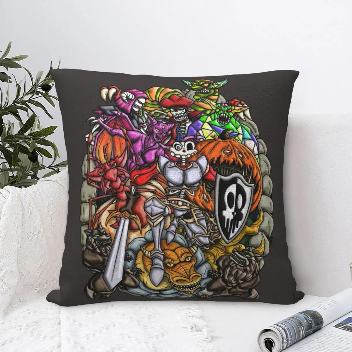 Sir Daniel Adventures Square Pillowcase Polyester Pillow Cover Velvet Cushion Zip Decorative Comfort Throw Pillow For Home Car