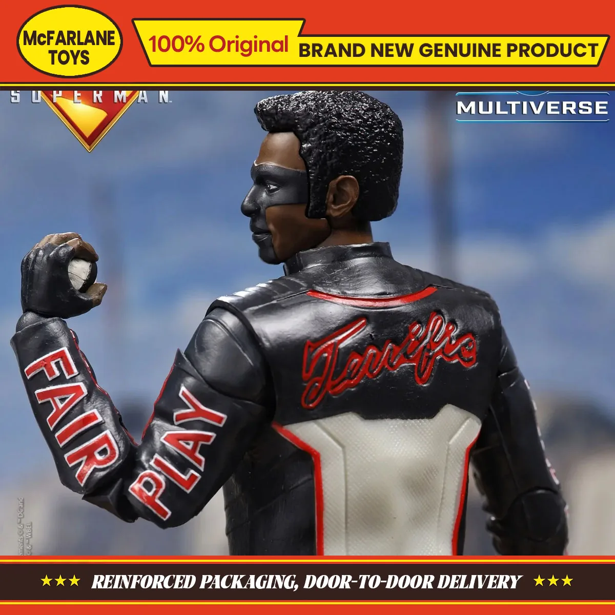 McFarlane Toys Superman Movie: MR.Terrific DC Theatrical Deluxe 18 cm Actionfiguren-Sammlung Originalmodell Ornament Geschenke