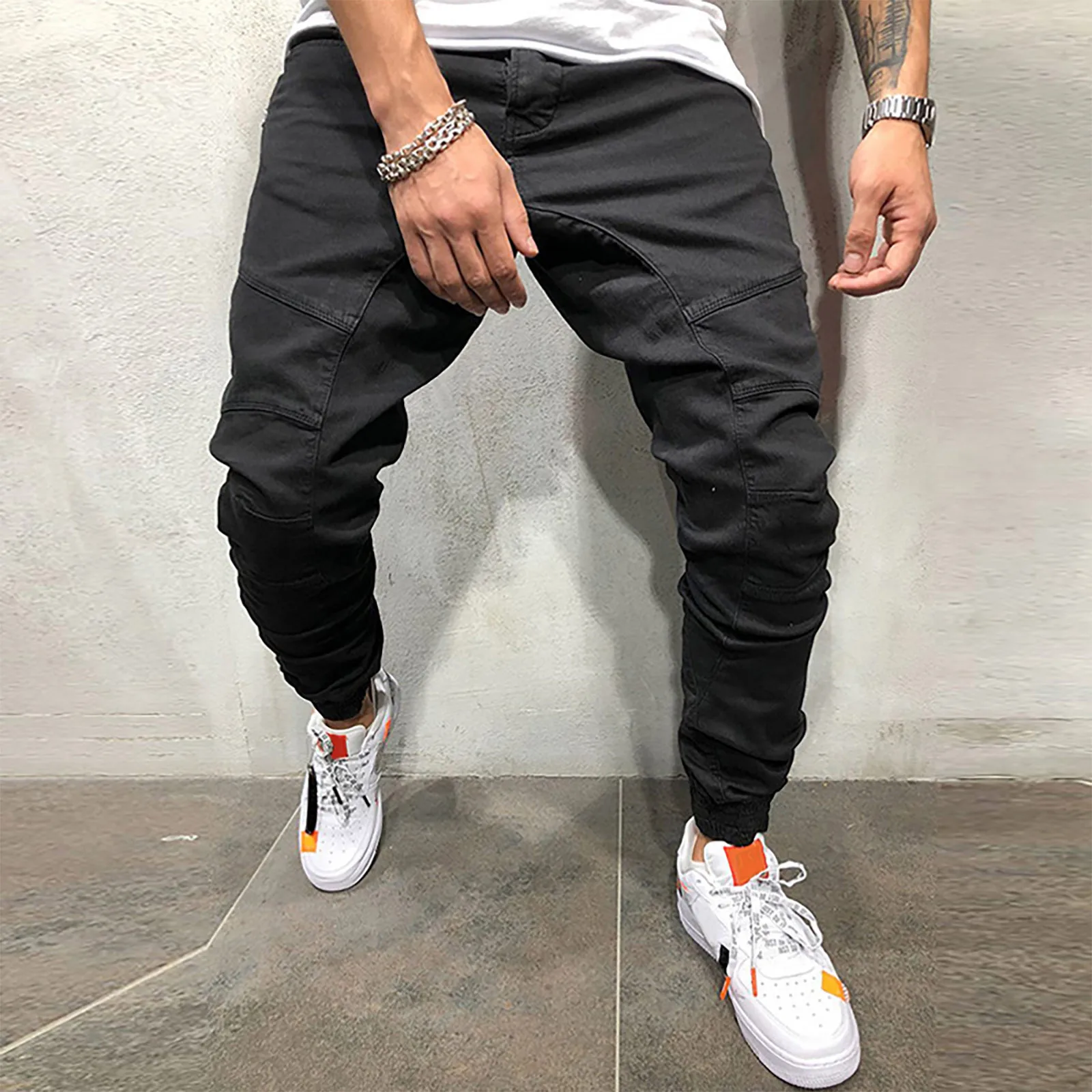 Sport Small Leg Pants Jogging Tracksuits Pants Summer Cotton Sweatpants Casual Pants Mans Fashion Trouser New Fitness Pantalones