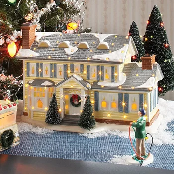 Lit Santa Christmas Village 1