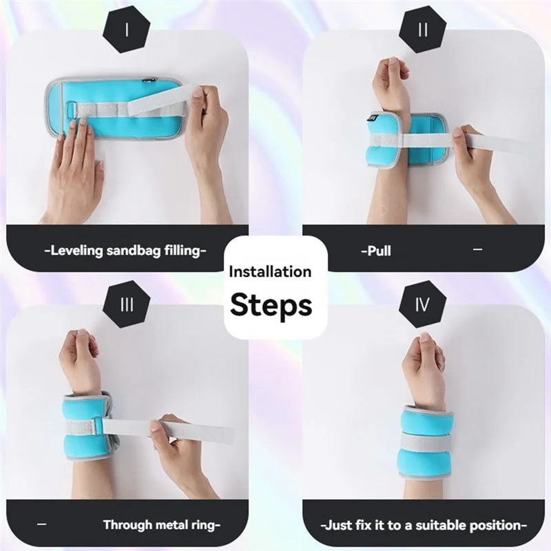 

Fitness Equipment Portable Sandbag Ankle Wrist Weights Sandbag Equipments Exercise Fitness Load Running Yoga Dancing