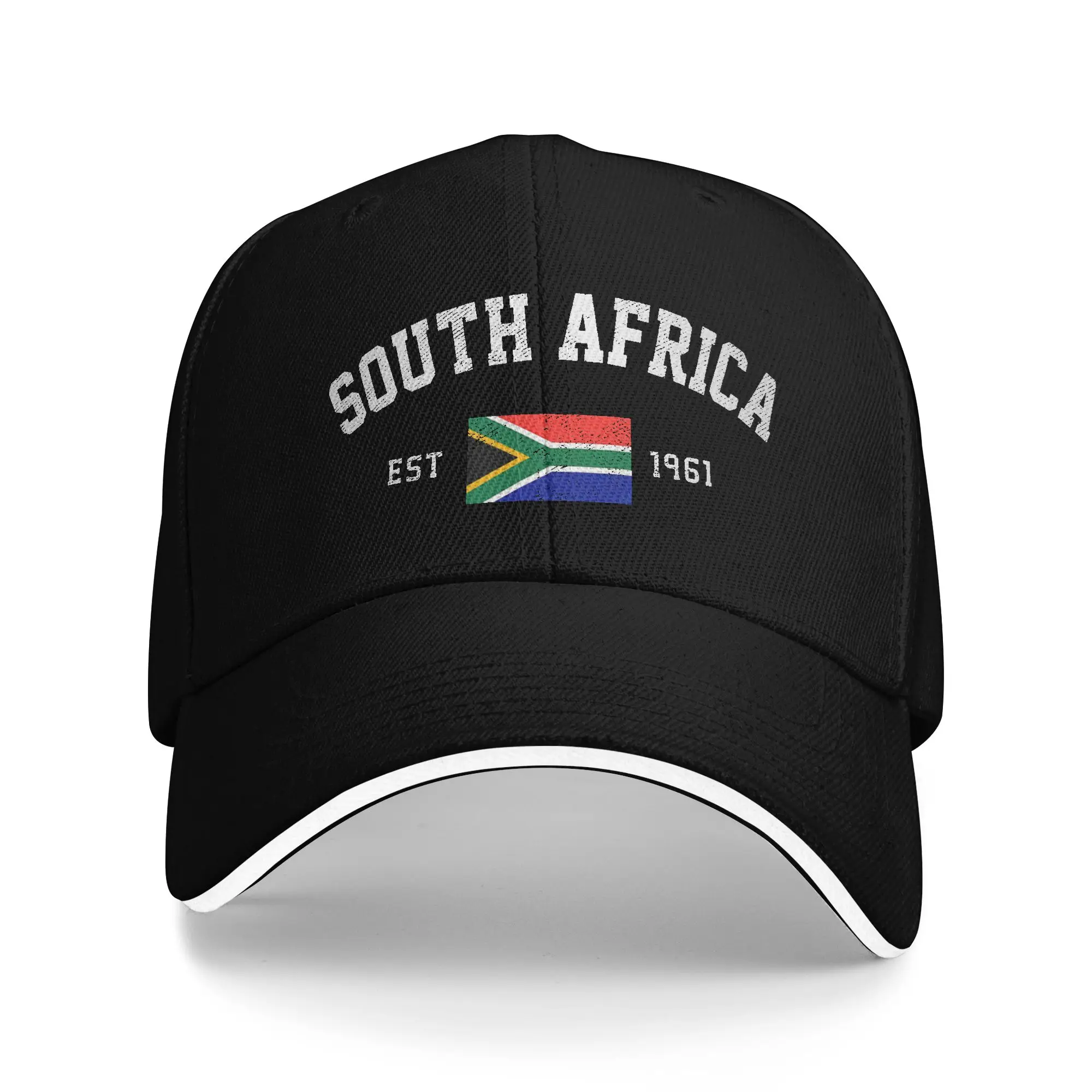 South Africa Est. 1961 South African Flag Baseball Cap  Unisex-Teens Trucker Hat Summer Casual Running Baseball Caps