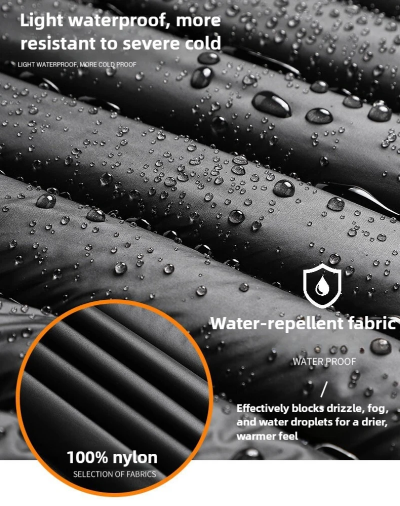 Men's Lightweight Water-Resistant Packable Puffer Jacket 2025 New Arrivals Autumn Winter Male Fashion Stand Collar Down Coats