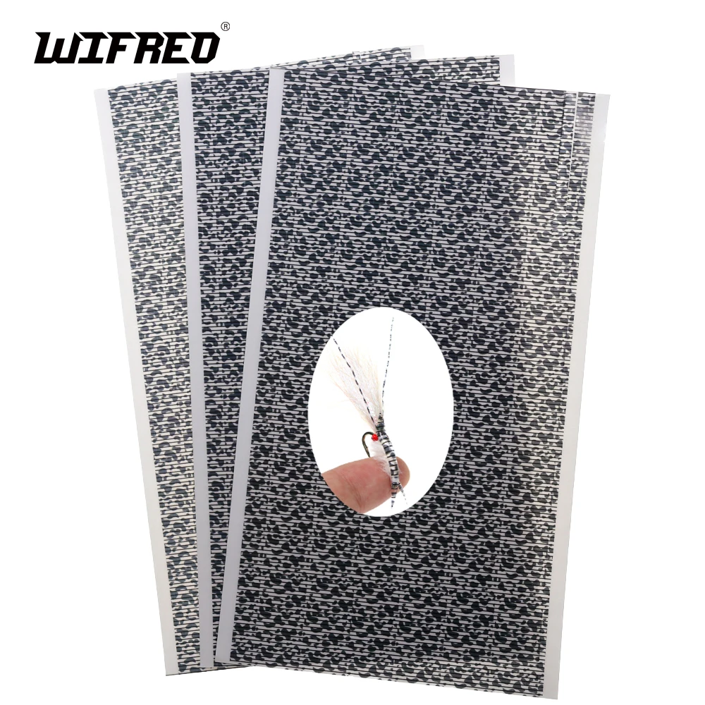 Wifreo Fly Tying Synthetic Quills Film 2.5/3.0/4.0mm Width Thin Skin Shrimp Scud Backs Segment Body Wrap Fly Tying Materials