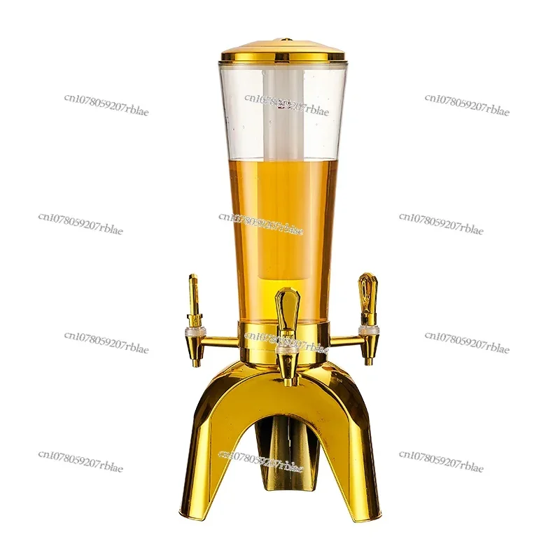 

3L Wine Gun Three-Head Draft Beer Wine Gun Commercial Cool Luminous Beer Barrel Wine Tower Bar KTV Beer Machine Beverage Barrel