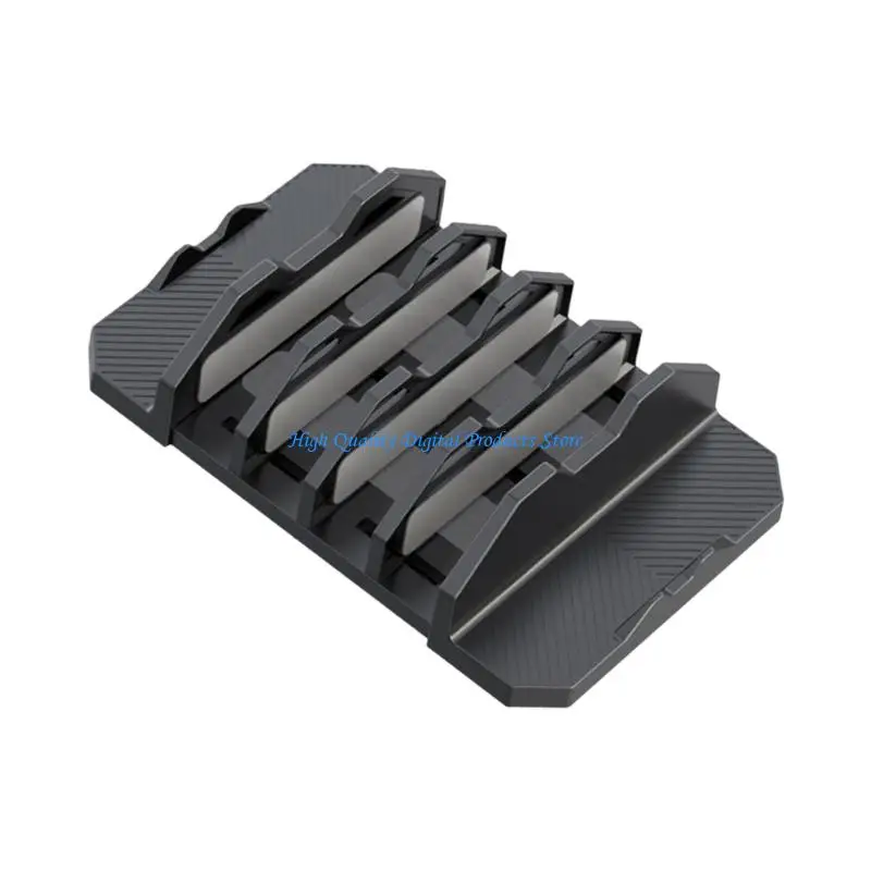 U2JE ABS منظم سطح المكتب رف عمودي التراص حامل الكمبيوتر المحمول حامل لتخزين اللوازم المكتبية الكتاب