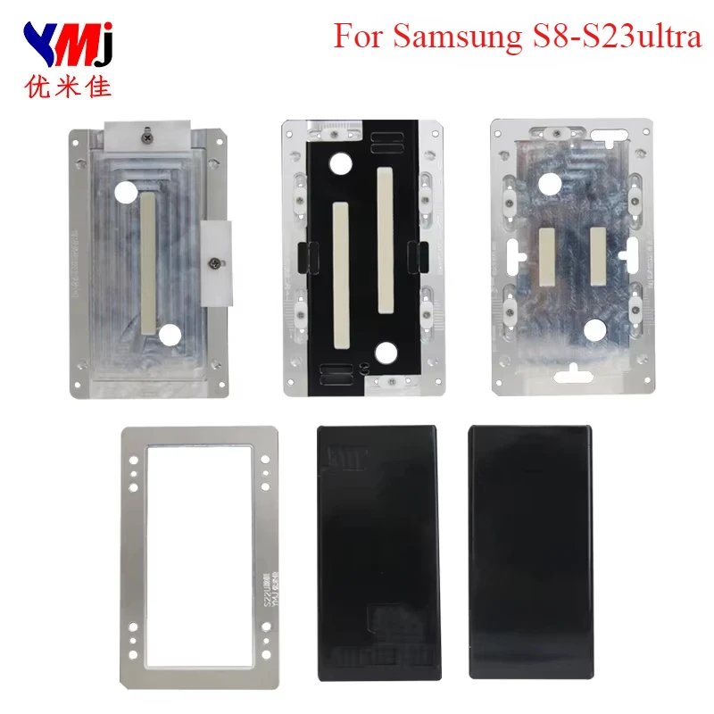 YMJ OCA Laminating Mold For Samsung Glalaxy Edge Screen S7 S8 S9 S10 S10E S20 Plus S21 Ultra Note 8 Note9 S22 S23 Repair Tool