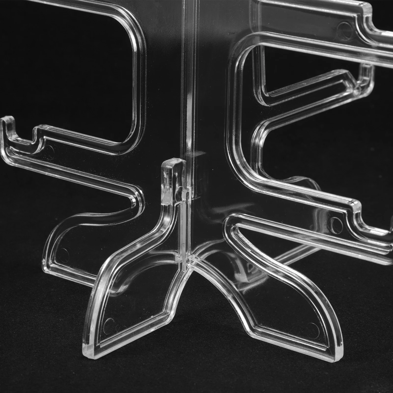 

Glasses Display Stand Eyeglass Racks Holder Plastic Holders Shelf Transparent Eyeglasses