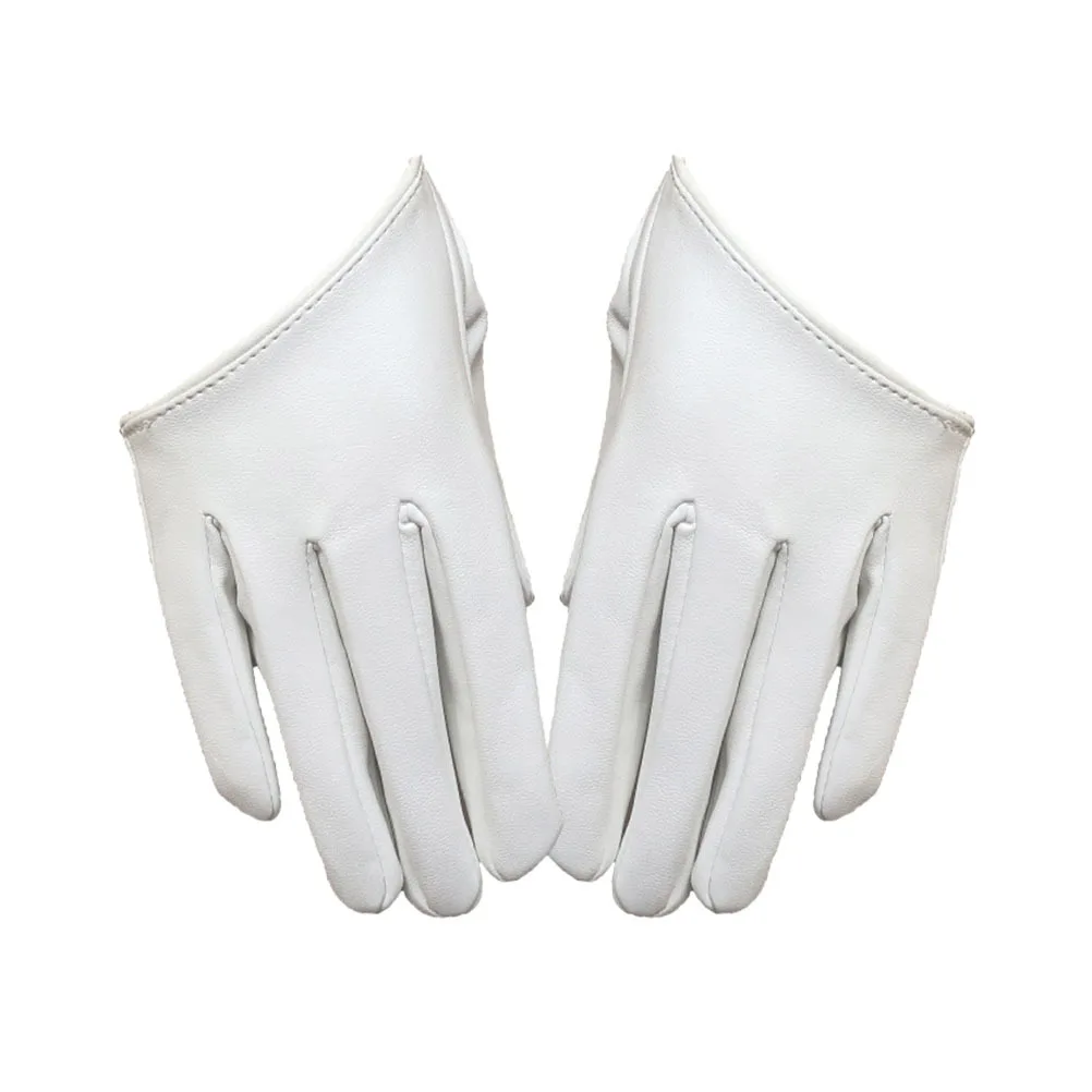 1 زوج قفازات الزفاف النساء بو نصف النخيل قفازات الاصبع للولائم الرقص أداء زي أوبرا الكرة حفلة موسيقية مساء أنيق