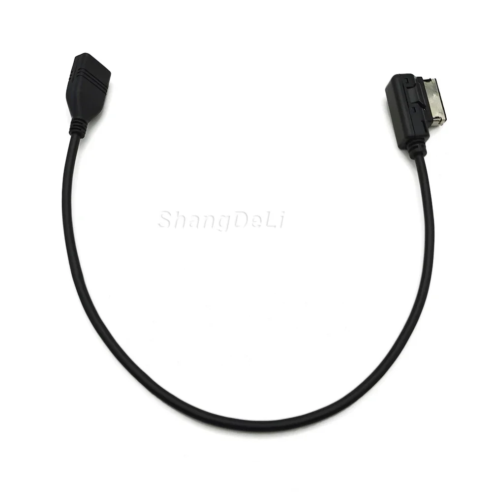 USB AUX Cable Music MDI MMI AMI to USB Female Interface Audio AUX Adapter Data Wire For AUDI A3 A4 A5 A6 Q5 Q7 For VW Golf 2014