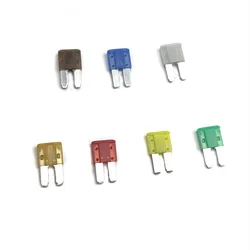50/10pcs Mini M2 Car Fuse Long Foot Insert 5A 7.5A 10A 15A 20A 25A 30A 32V Micro 2 Long Foot Auto Fuse Electric