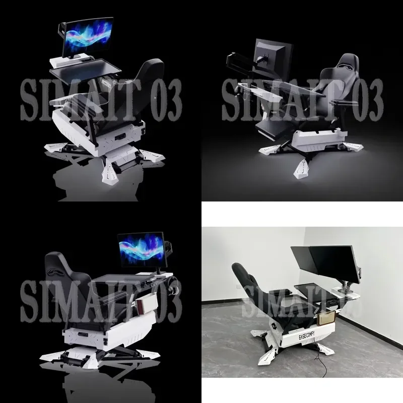 EASE POD Ergonomic Cockpit - Zero Gravity Gaming Chair with Multi-Position Setup