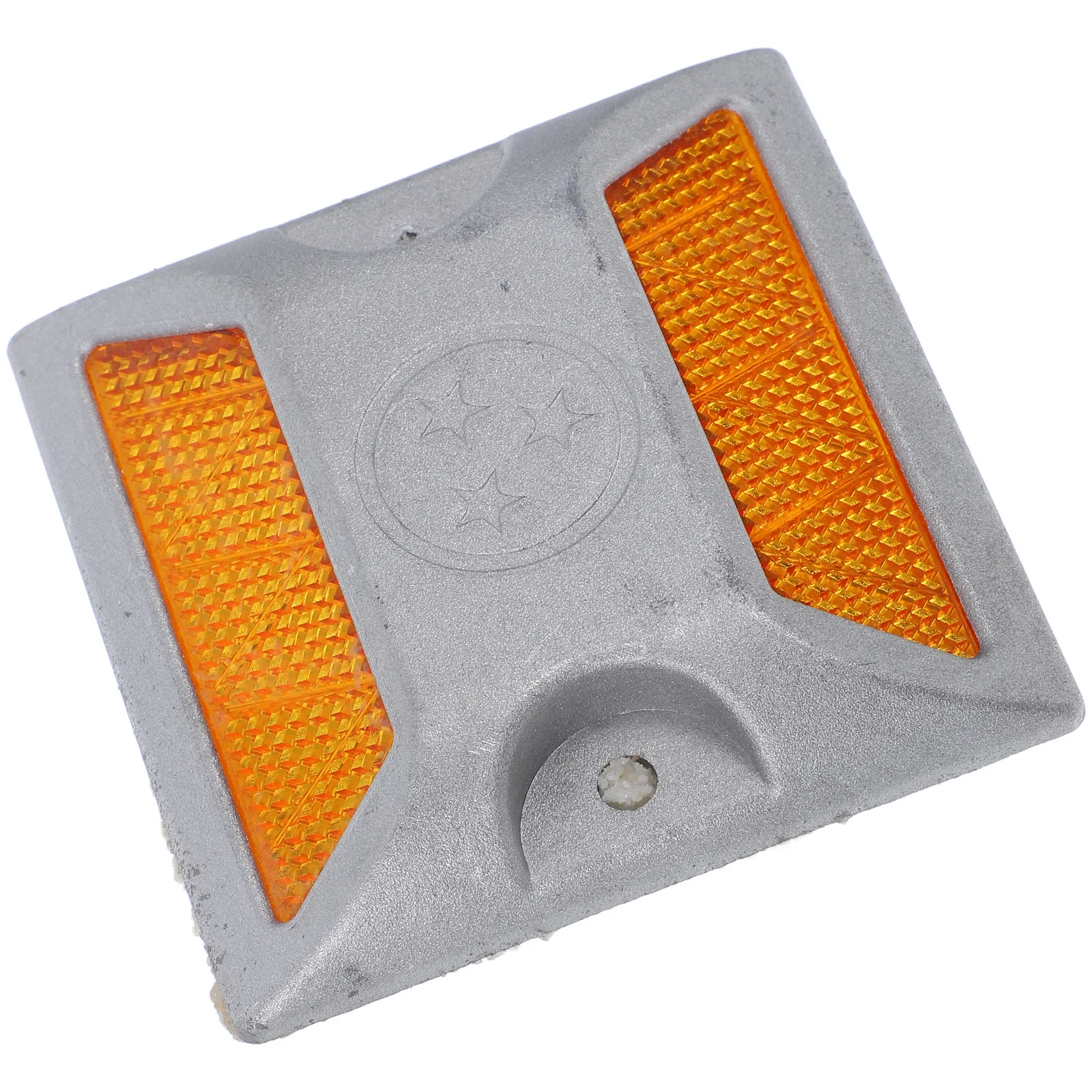 Reflective Road Markers Yellow Pavement Reflectors For Driveways Sidewalks Traffic Control Raised Road Sign Reflector