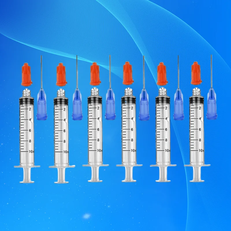 

Бесплатная доставка, нестерилизованные дозирующие иглы, 22 г, наконечник иглы для шприца, 1 дюйм, 5 шт., со шприцем 10 мл/мл и пробкой