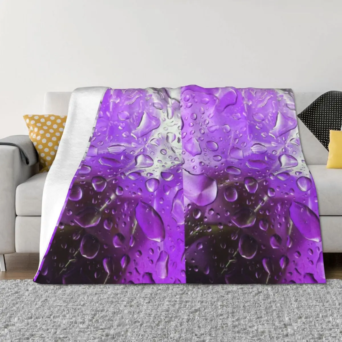 

Purple Rain Throw Blanket Sleeping Bag Soft Big For Baby Baby Blankets