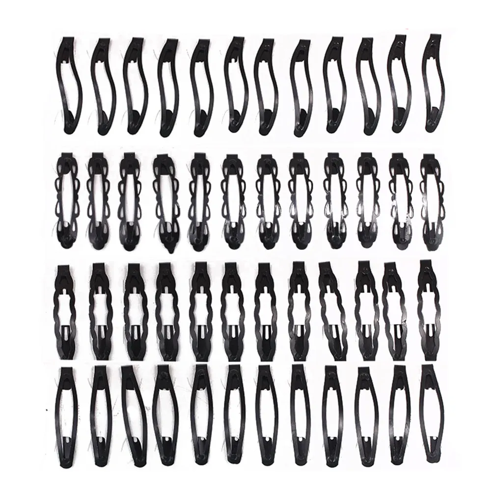 

Набор из 48 стильных стальных заколок-защелок для женских волос, для челки и боковых прядей, удобные для путешествий, подарок для нее