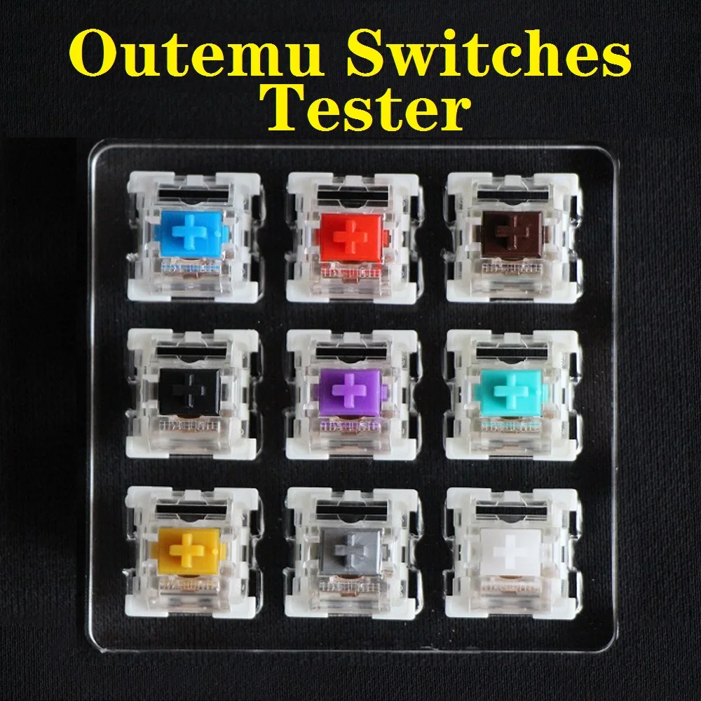 Outemu Switches Tester for Mechanical Keyboard Blue Red Brown Black Purple Green Gold Silver Silent White Axis Customize Gaming