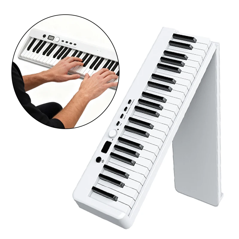 MIDI Electronic Piano Adult Beginner Foldable Electronic Organ 88keys Bluetooth Connection Pianos Thickened Piano Keyboard