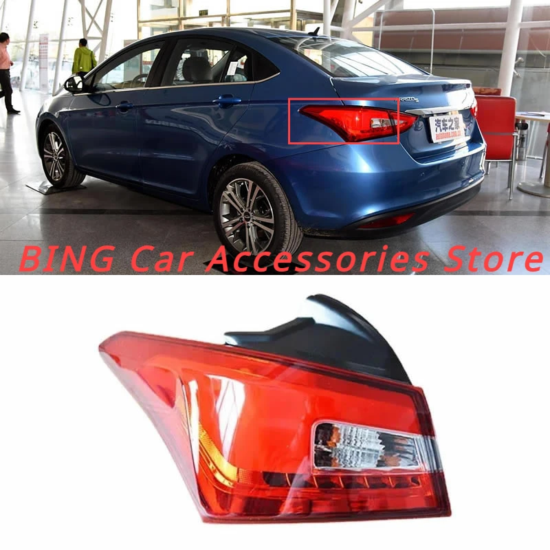 For Chery Arrizo 5 2016 17 18 19 2020 LED tail light assembly Reverse lights brake lights taillight  Car Accessories