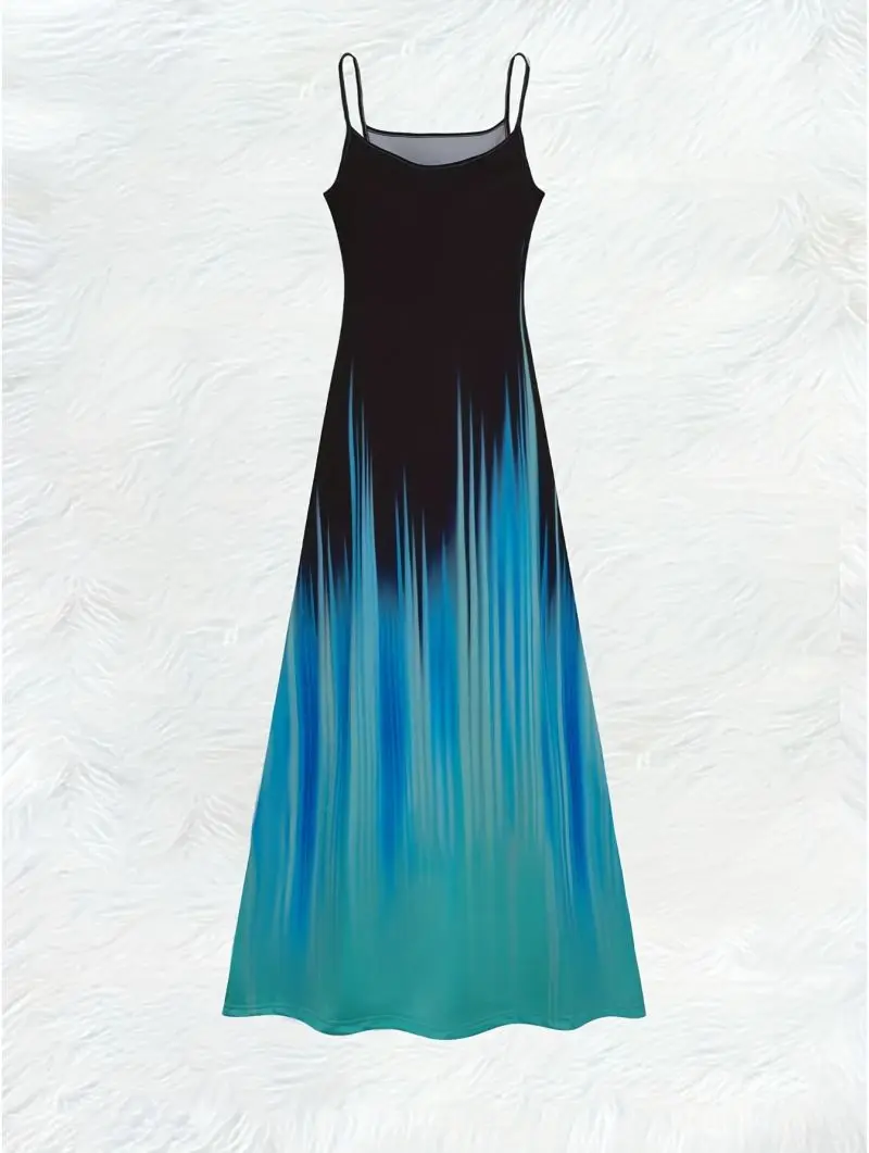 Sexy Camisole Long Dress Versatile Daily Wear Comfortable Skin-Friendly Body Shaping Lines Perfect