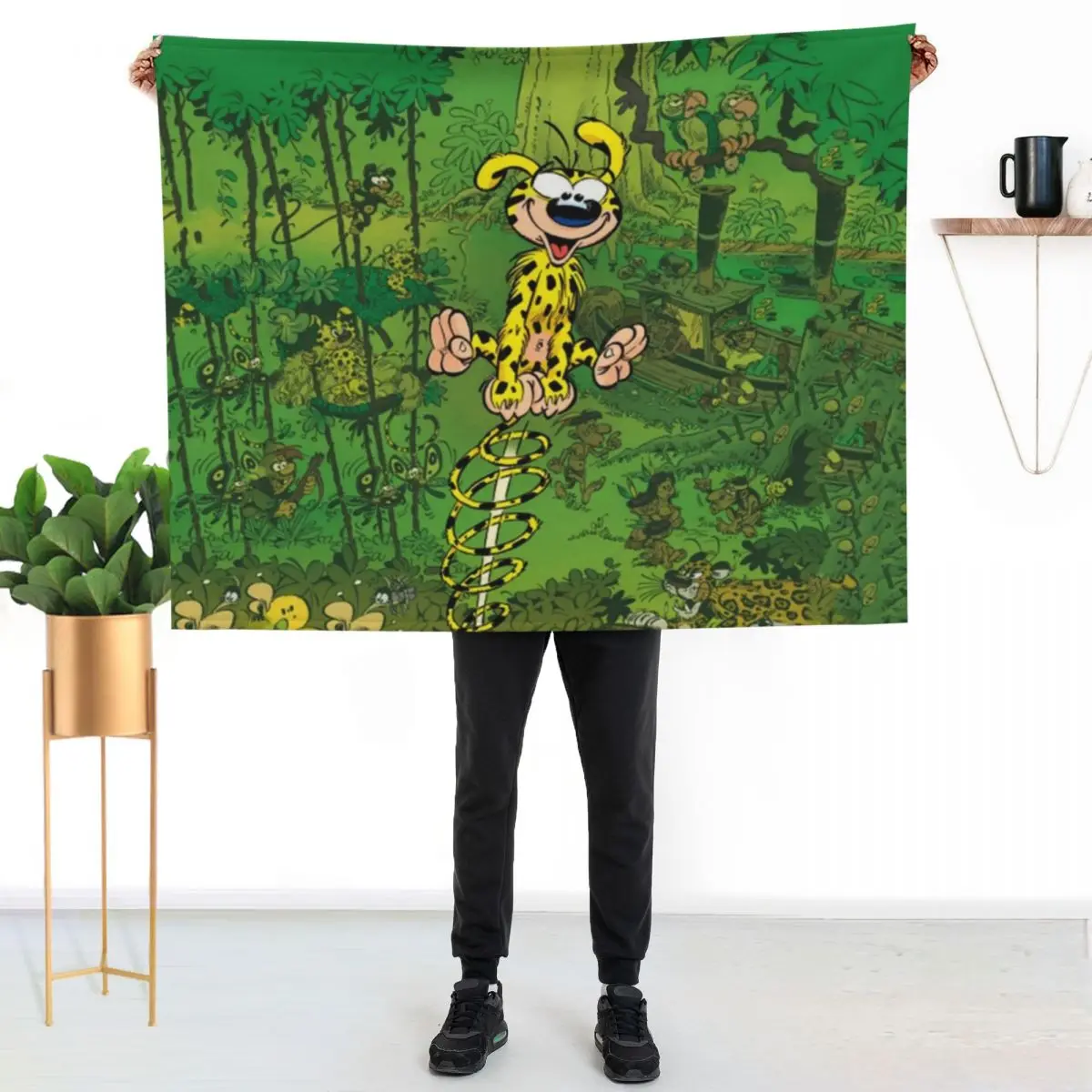 Marsupilami spring original Throw Blanket Extra Large Throw Fashion Sofas Hairy for sofa Large Heavy Blankets