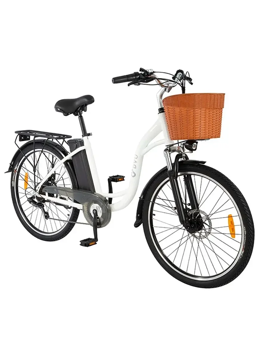 AliExpress NONE DYU C6 Electric Bike for Adults 250W Motor Woman's City Ebike 26 Inch Tire Commuter E-Bike 36V12.5AH Battery Electric Bicycle