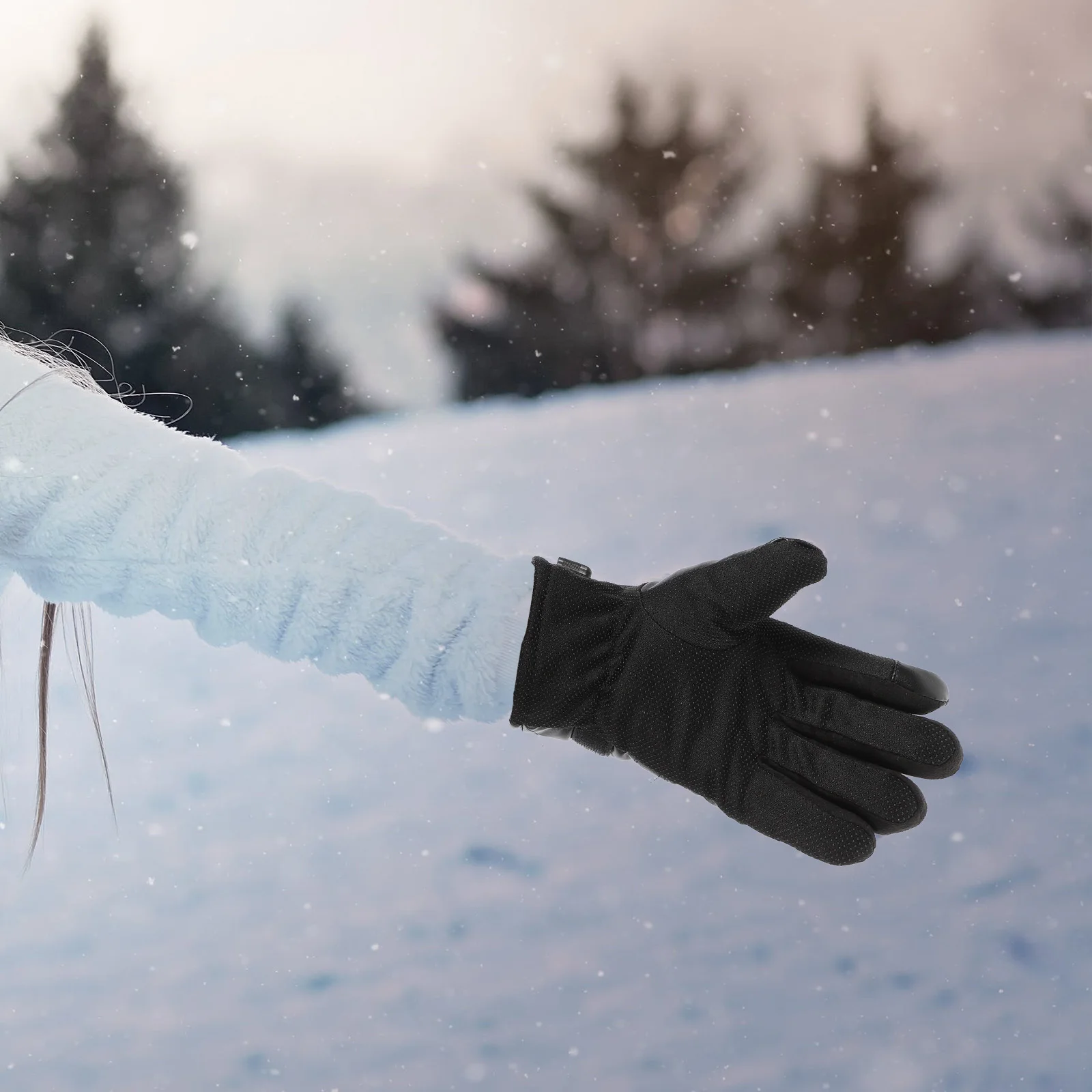 

1 Pair Heating Winter Gloves Windproof Thermal Warm Hand Wear For Outdoor Riding Cycling Cold Winter Outdoor Gloves Weather